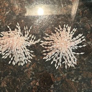 Vintage 1950s Pink shoe clips